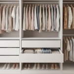 7 Grid Clothes Organizer for Wardrobe Storage - Back View by Nari Haat, Indian ethnic wear, women clothing, designer ...