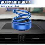 Solar Car Aroma Diffuser 360° Rotating Design, Air Freshener for Car, Home, Office - With Dupatta by Nari Haat, Indi...