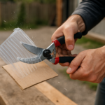 21Cm Red GARDEN SHEARS SHARP CUTTER PRUNERS SCISSOR, PRUNER. - Full Detail by Nari Haat, Indian ethnic wear, women cl...
