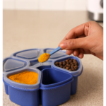 Versatile Kitchen Masala Box with Unique Design - Fabric Detail by Nari Haat, Indian ethnic wear, women clothing, des...