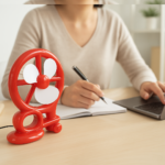 Cart Shape Mini USB Fan for Cool Air - Sleeve Design by Nari Haat, Indian ethnic wear, women clothing, designer suit