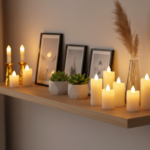 2pcs LED Candle Light Candles Flameless Lamp - Fabric Detail by Nari Haat, Indian ethnic wear, women clothing, design...