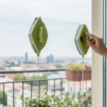 Double face glass cleaner Window Squeegee, Magnetic Window Washing Equipment. - Fabric Detail by Nari Haat, Indian et...