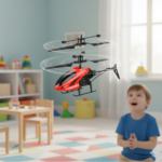 Remote Control Helicopter USB Chargeable Cable for Boy and Girl Children (Pack of 1) - Closeup Embroidery by Nari Haa...