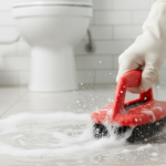 Bathroom Brush with abrasive scrubber for superior tile cleaning - With Dupatta by Nari Haat, Indian ethnic wear, wom...