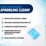 WASHING MACHINE STAIN TANK CLEANER DEEP CLEANING DETERGENT POWDER ( 1PC ) - Full Detail by Nari Haat, Indian ethnic w...