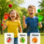 Catapult Butt Ball Toy widely used by kids and childrens - Neckline Detail by Nari Haat, Indian ethnic wear, women cl...