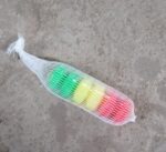 Urinal Deodorizing Blocks - 6-Piece Fragrance Cubes for Bathroom & Toilet Freshening - Fabric Detail by Nari Haat, In...