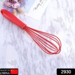 Manual Whisk Mixer – Silicone Cream Whisk, Rotary Egg Beater for Kitchen Baking - With Dupatta by Nari Haat, Indian...