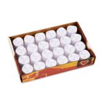 Flameless LED TealightsLED Tea Light for Home Diwali Pack 24 - Back View by Nari Haat, Indian ethnic wear, women clot...
