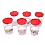 Air Tight Kitchen Storage Container (Approx - 1100Ml, Set of 6pcs) - Full Detail by Nari Haat, Indian ethnic wear, wo...