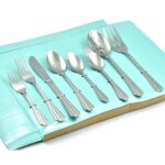 45Pc Stainless steel Flatware Set - Neckline Detail by Nari Haat, Indian ethnic wear, women clothing, designer suit