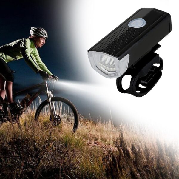 USB Rechargeable Bicycle Headlight for Night Cycling