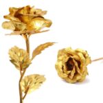 B Golden Rose is perfect for decorating homes, offices, cafes (3 Pc Set) - Full Detail by Nari Haat, Indian ethnic we...