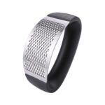 Stainless Steel Garlic Press Crusher for Kitchen - Sleeve Design by Nari Haat, Indian ethnic wear, women clothing, de...