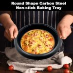 Round Shape Carbon Steel Non-stick Baking Tray (11 Inch) - Image 3