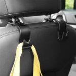 Car Backrest Hanger and backrest stand for giving support and stance to drivers. - Fabric Detail by Nari Haat, Indian...