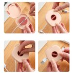 Portable Travel Organizer Case - Data Cables, Chargers, Pen Drives, and Memory Cards - Closeup Embroidery by Nari Haa...