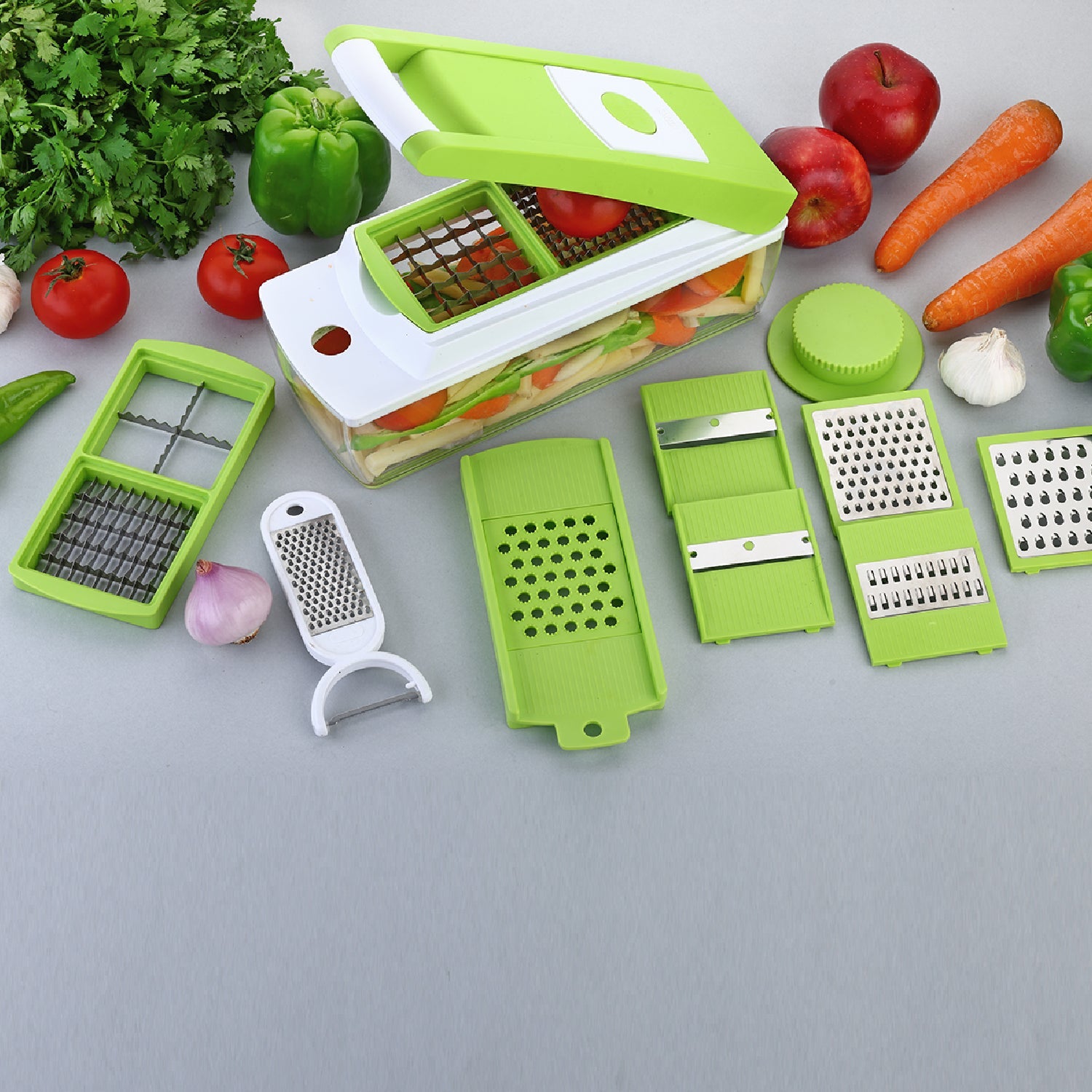 House of Sensation Snowpearl 14-in-1 quick vegetable dicer