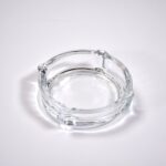 Brunswick Crystal Glass Ashtray for Home & Office - Back View by Nari Haat, Indian ethnic wear, women clothing, desig...