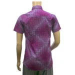 Generic Mens Cotton Mix Casual Men Shirts (Violet, L) - Image 3