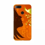 Girl Smelling a Beautiful Flower Mobile Case Cover