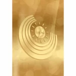 Golden Curve Clock Mobile Case Cover - Image 2