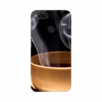 Mobile case cover with a morning hot cup of tea wallpaper design