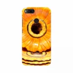 Mobile case cover with a sunflower 3D art design
