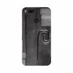 Mobile case cover with a gray window design