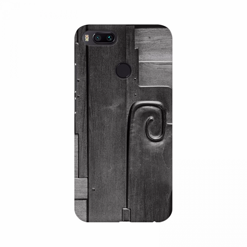 Mobile case cover with a gray window design