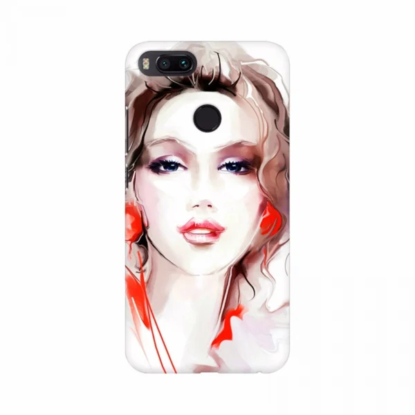 Portrait Girl Image Mobile Case Cover