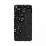 Waterdrops on black sheet mobile case cover