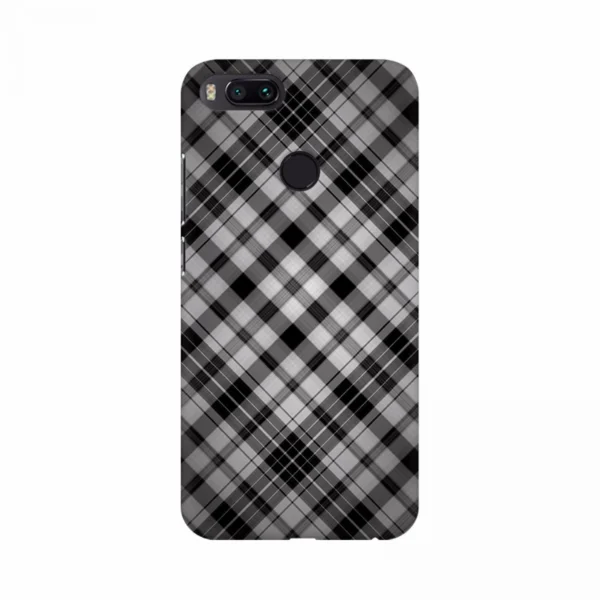 Black and white neat texture design mobile case cover