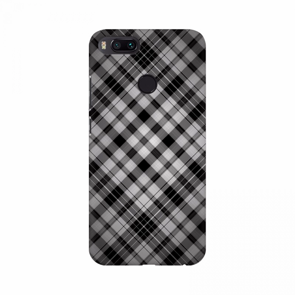 Black and white neat texture design mobile case cover