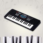 Piano Musical Keyboard With Mic 37 Music Key Keyboard For Kids Toy - Back View by Nari Haat, Indian ethnic wear, wome...