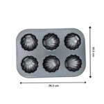 6 slot Non-Stick Muffins Cupcake Pancake Baking Molds Tray - Sleeve Design by Nari Haat, Indian ethnic wear, women cl...