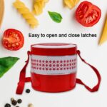 2 Layer Insulated Lunch Box Tiffin - Fabric Detail by Nari Haat, Indian ethnic wear, women clothing, designer suit