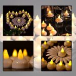 Floating Flameless Tea Light Candles – Battery Operated Set of 12 for Decor - Image 3