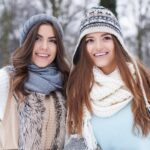 Mix Design Winter cap for Women Warm Thick Cotton Lining Skull Cap - Image 5