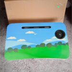 Kids Lapdesk with Tablet Slot and Holder - Neckline Detail by Nari Haat, Indian ethnic wear, women clothing, designer...