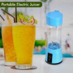 Portable USB Rechargeable 6-Blade Juicer Blender - Closeup Embroidery by Nari Haat, Indian ethnic wear, women clothin...