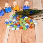 Glass Gem Stone, Flat Round Marbles Pebbles - Image 4