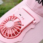 Mini Rechargeable Fan Portable Powered Hat Cap Fan - Image 3