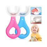 U-Shaped Kids Toothbrush (2–6 Years) with Ultra-Soft Food-Grade Silicone Head - Image 3