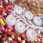 Tree Shape 6 Compartment Serving Tray