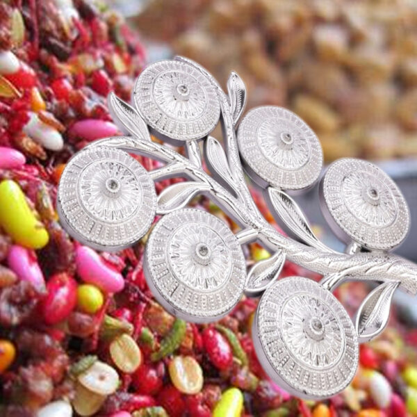 Tree Shape 6 Compartment Serving Tray