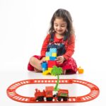 World Express Mini Train Play Set for kids - Front View by Nari Haat, Indian ethnic wear, women clothing, designer suit