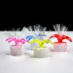 Pack of 12 Mini Fiber Optic LED Table Centerpieces for Diwali - Full Detail by Nari Haat, Indian ethnic wear, women c...