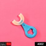 U-Shaped Kids Toothbrush (2–6 Years) with Ultra-Soft Food-Grade Silicone Head - Image 2